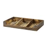 GENWARE - RUSTIC WOODEN DISPLAY CRATE 53 x 32 x 8 CM