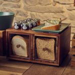 GENWARE - ACACIA WOOD DOUBLE BREAD BOX 34.5 x 32.5 x 19 CM - Image 2