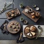 ESPIEL - WOODEN ROUND SERVING TRAY 30 x 2.5 CM - Image 2