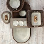 ESPIEL - WOODEN SQUARE SERVING TRAY 30 x 30 x 2.5 CM - Image 3
