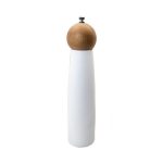 XM - WOODEN PEPPER MILL WHITE 6 x 25 CM