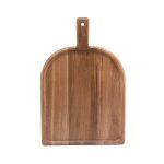XM - ACACIA WOODEN SERVING BOARD RECTANGULAR WITH HANDLE 38.5 x 25.5 x 2 CM