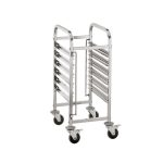 GTSA - ST/ST TROLLEY FOR 6 PCS x GN 1/1 - 55 x 38 x 100 CM