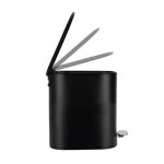 ESTIA - OVAL PEDAL BIN BLACK MATT 5 L SOFT CLOSING - Image 2