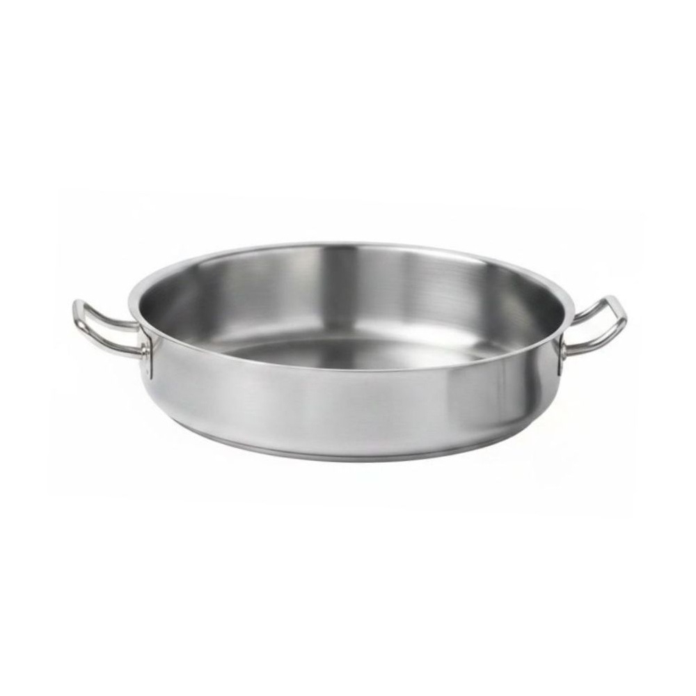 82140.jpg ARTAME - LOW CASSEROLE INDUSTRIAL 18/10 ST/ST 40 x 8 CM / 9.8 L - Image 1
