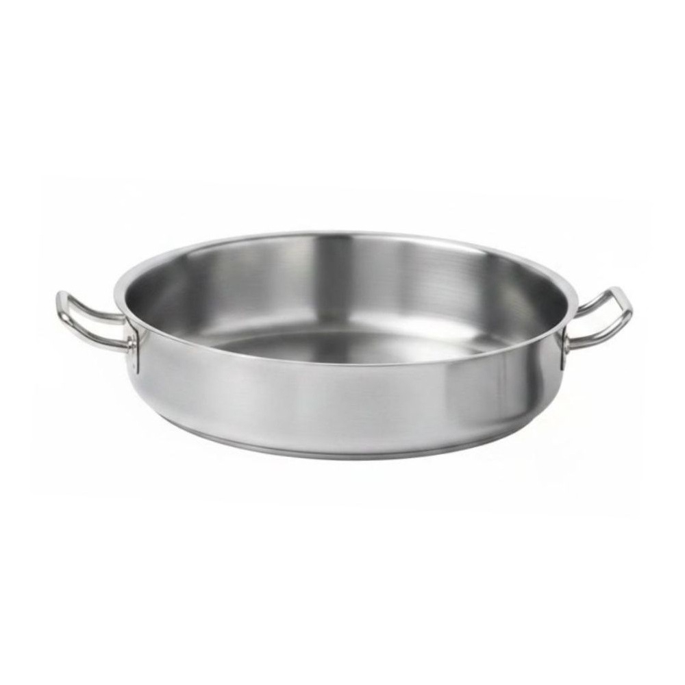 82145.jpg ARTAME - LOW CASSEROLE INDUSTRIAL 18/10 ST/ST 45 x 8.5 CM / 13.2 L - Image 1
