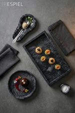 ESPIEL - MARBLE RECTANGULAR TRAY BLACK 25 x 15 x 3 CM - Image 2