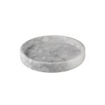 ESPIEL - MARBLE ROUND TRAY WHITE 20 x 3 CM