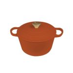 ESPIEL - VOLCANO ENAMELLED CAST IRON CASSEROLE RED 23 x 18 CM / 3.8 L