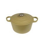 ESPIEL - VOLCANO ENAMELLED CAST IRON CASSEROLE GREEN 23 x 18 CM / 3.8 L