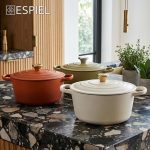 ESPIEL - VOLCANO ENAMELLED CAST IRON CASSEROLE GREEN 23 x 18 CM / 3.8 L - Image 2