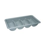 JD - CUTLERY TRAY 4 COMPARTMENT GREY 59 x 29 x 9.5 CM