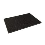 JD - BAR MAT RUBBER BLACK 45 x 30 CM
