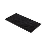 JD - BAR MAT RUBBER BLACK 30 x 15 CM