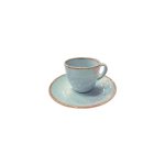 ESPIEL - REACT. CIEL ESSENTIALS ESPRESSO CUP WITH SAUCER 12 x 6 CM / 90 ML