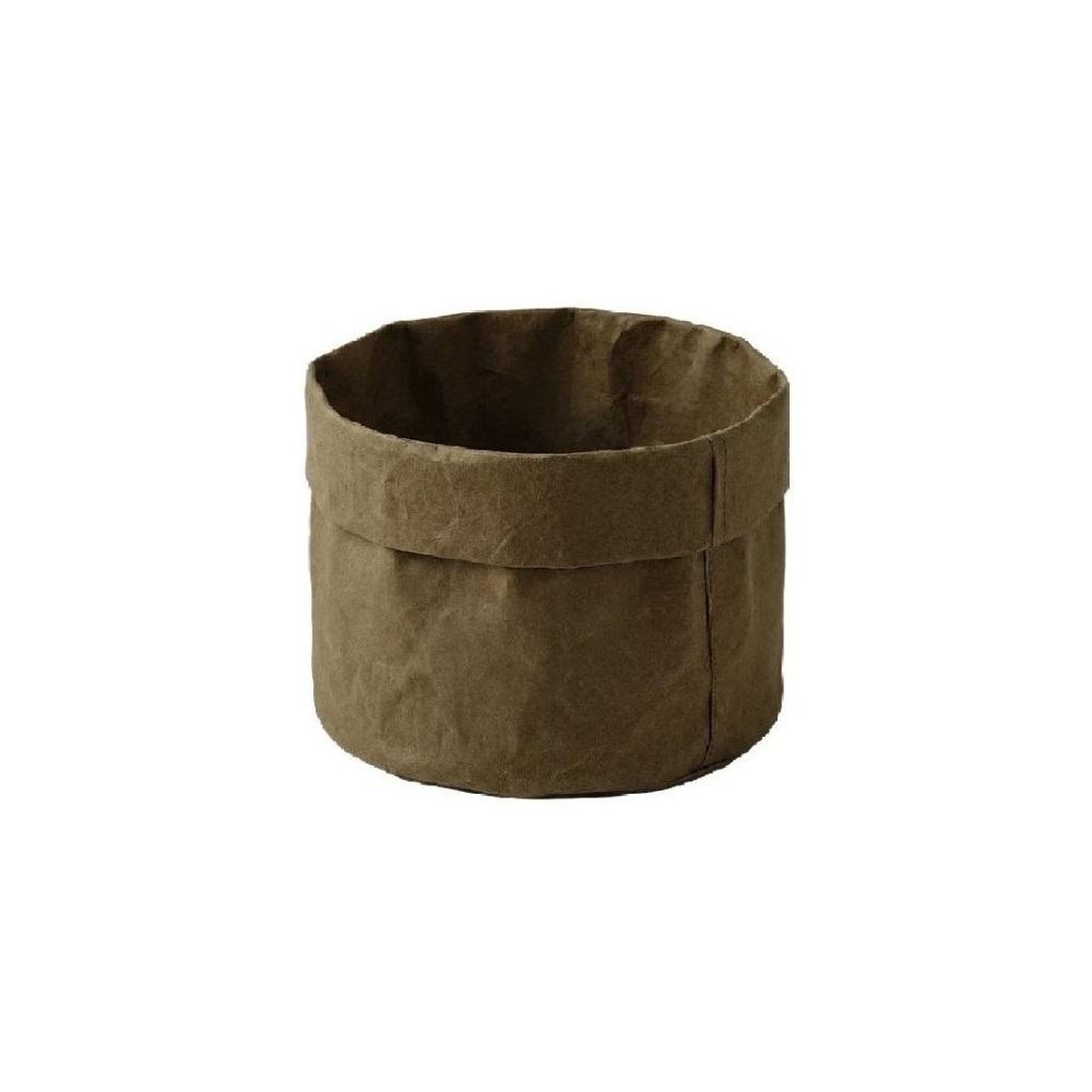 FAR102K6.jpg ESPIEL - ROUND KRAFT BREAD BASKET BROWN 16 x 10 CM - Image 1