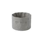 ESPIEL - ROUND KRAFT BREAD BASKET GREY 16 x 10 CM
