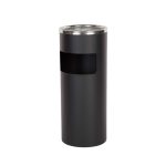 BLACK OUTDOOR ASHTRAY ST/ST 25 x 61 CM