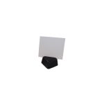 JDS - MENU CARD STAND BLACK 5 x 5 x 3.2 CM MCHSQ2PBLK