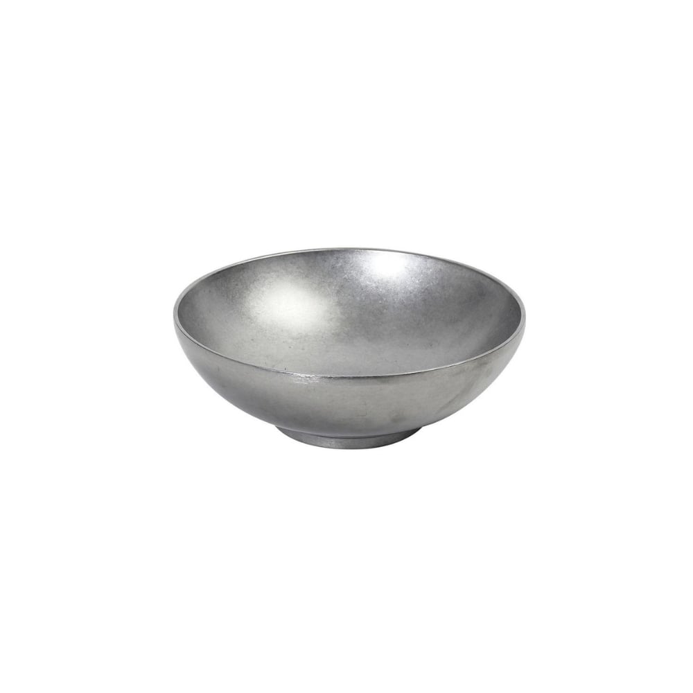 FEV120.jpg ESPIEL - ANTIQUE ST/ST STONEWASH SILVER DOUBLE WALL PLATE 22 x 7.2 CM - Image 1