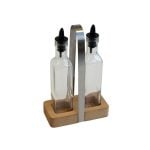 MAK - MARASKA WOOD SERIES OIL/VINEGAR CONDIMENT SET