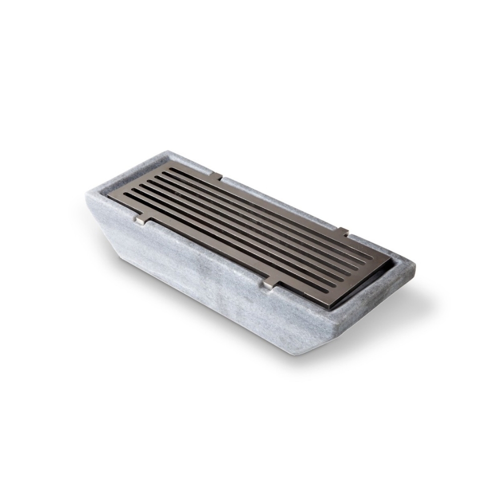 190-0025.jpg 100 CHEF - COLD BARBEQUE MARBLE WITH ST/ST GRILL TOP / 30 X 16 X 6 190-024XL - Image 1