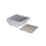 100 CHEF - MINI COLD BARBEQUE MARBLE WITH ST/ST GRILL TOP / 16 X 17 X 6 - Image 2
