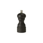 WAS - BLACK WOODEN PEPPER MILL 14 CM