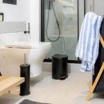 ESTIA - ROUND PEDAL BIN BLACK MATT 5 L SOFT CLOSING - Image 2