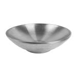 ESPIEL - ANTIQUE ST/ST STONEWASH SILVER DOUBLE WALL BOWL 36 x 11 CM