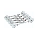 GTSA - DOUBLE EXPANDABLE DOUGH CUTTER 5 WHEELS PLAIN/SERRATED